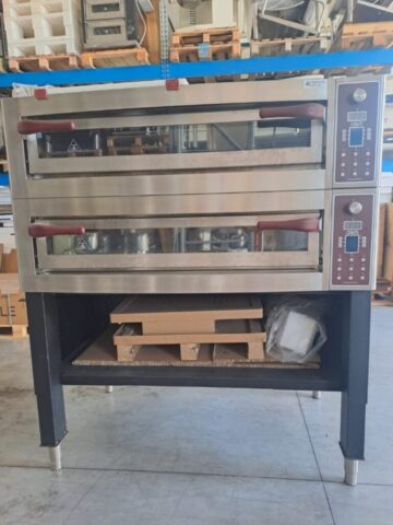 ART. 003 Forno Pizza OEM usato e controllato da2 camere cottura 6+6 pizze e basamento - USATO MA TENUTO MOLTO BENE